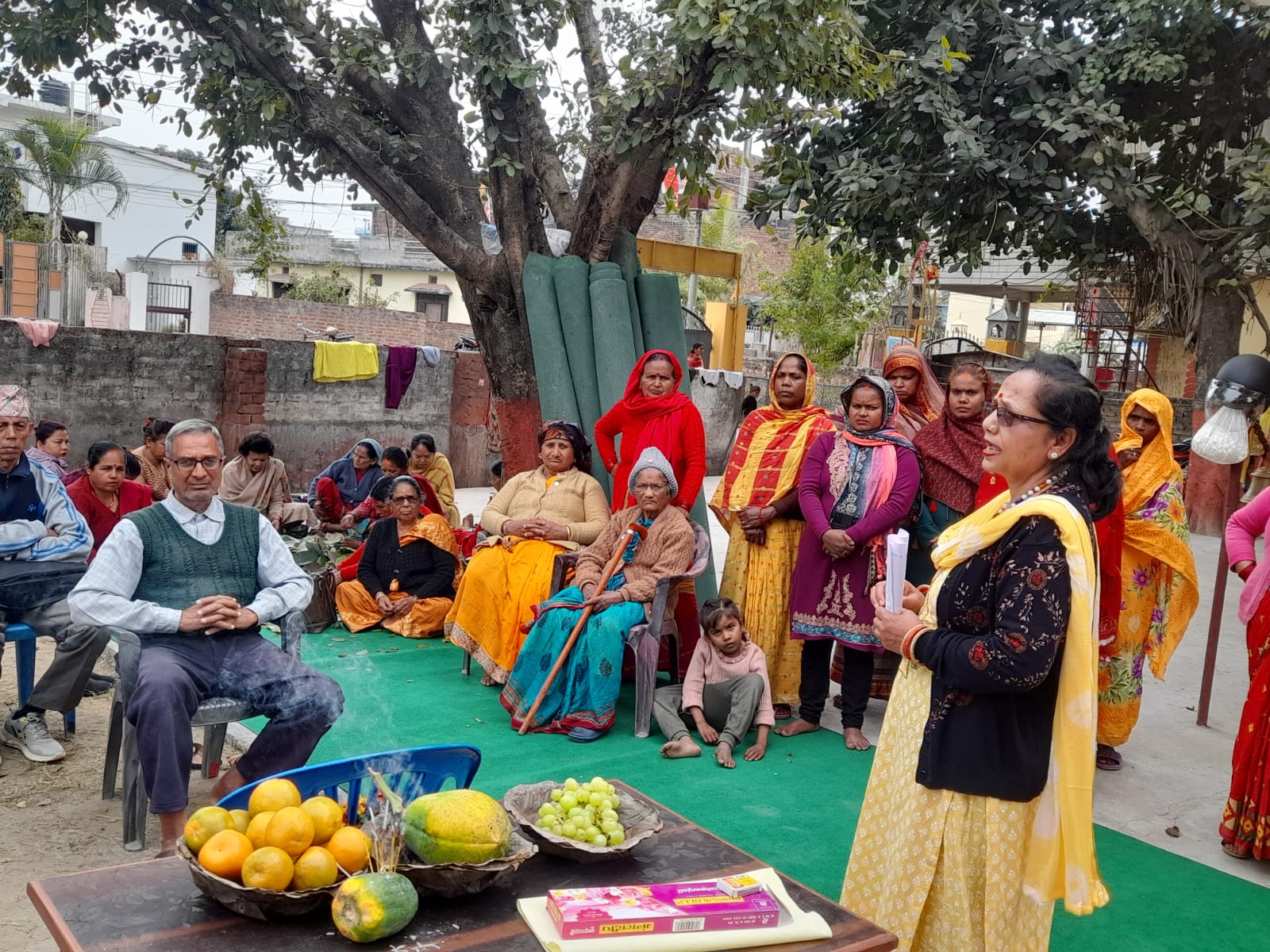 कालीथान मन्दिरका पुजारी आचार्यप्रति श्रद्धाञ्जली