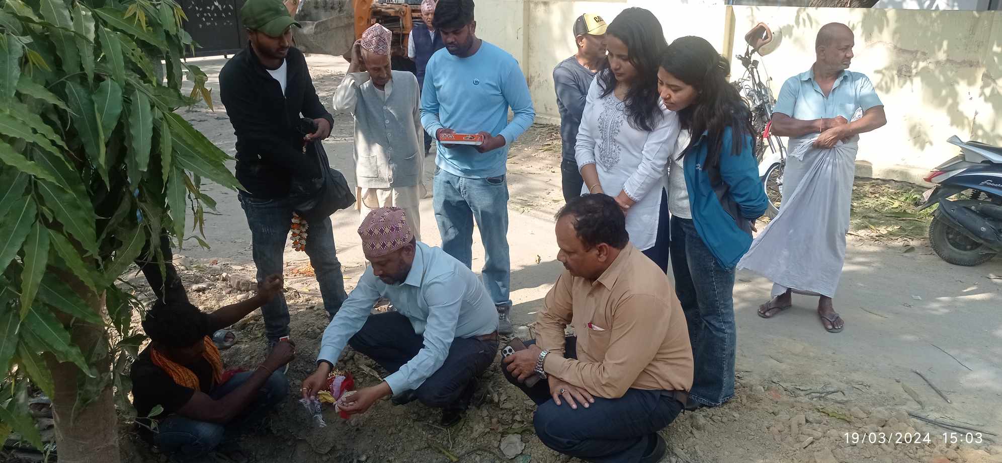 बाटो स्तरोन्नति कार्यको शुभारम्भ